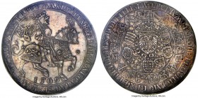 Maximilian I (1493-1519) 4 Guldiner 1509-Dated (1517) AU55 NGC, Antwerp mint, Dav-LS279, cf. Julius-8 (for 2 Guldiner), Schulten-4458, Voglhuber-Unl.,...