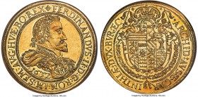 Ferdinand II gold 8 Ducat 1632 MS63 NGC, St. Veit mint, KM795, Fr-133 (Rare), Horsky-Unl., Trau Collection-201, MzA-129, Herinek-55. 27.87gm. Hans Geo...
