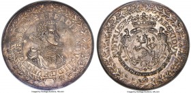 Ferdinand III Medallic 2 Taler 1629 AU Details (Obverse Scratched) NGC, Prague mint, KM-Unl., Dav-LS289, cf. Horsky-1966 (4 Taler), Julius-Unl., Herin...