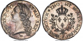 Louis XV Proof Ecu 1740-A PR65+ NGC, Paris mint, KM512.1, Dav-1331, Gad-322, Sobin-Unl. A striking high-end example of this scarce Proof issue, the fi...