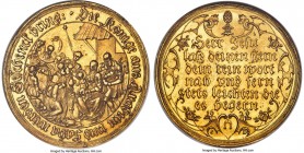 Augsburg. Free City gold Medal of 8 Ducats 1626-Dated MS61 NGC, Forster-22, Stubenrauch-151, Goppel-Unl., Lanna-Unl., Wiecek-29. 41mm. 27.65gm. By Seb...