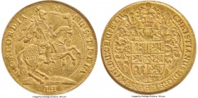 Brunswick-Lüneburg-Celle. Christian von Minden gold 20 Ducat ND (1611-1633) AU55 NGC, Winsen mint, KM-Unl., Fr-541 (Unique; this coin), Knyphausen-Unl...