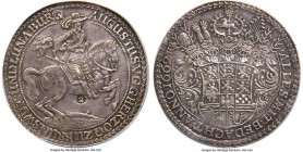 Brunswick-Wolfenbüttel. August II 2 Taler 1662-HS AU58 NGC, Goslar mint, KM451.3, Dav-LS74, Welter-772. 57.29gm. Henning Schlüter as mintmaster. With ...