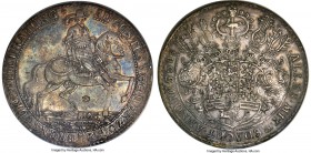 Brunswick-Wolfenbüttel. August II 4 Taler 1665/1655-HS AU55 NGC, Zellerfeld mint, KM453, Dav-LS68, Knyphausen-Unl., Elbeshausen Collection-Unl., Preus...