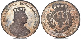 Prussia. Friedrich II Restrike Speciestaler 1755-Dated (1787)-A MS64 NGC, Berlin mint, KM279 (Rare), Dav-2592, Marienburg-Unl., von Schrötter-1644, Ne...