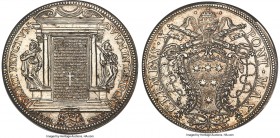 Papal States. Clement X Piastra MDCLXXV (1675) UNC Details (Mount Removed) NGC, Rome mint, KM371, Dav-4081, B-2005. 31.84gm. Highly lustrous and of ge...