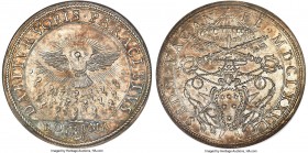 Papal States. Innocent XI Piastra MDCLXXVI (1676) MS63 NGC, Rome mint, KM391, Dav-4084, B-2059. 32.04gm. Highly lustrous, with fine die polish lines i...