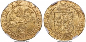 Utrecht. Provincial gold Cavalier d'Or 1618 MS63 NGC, Utrecht mint, KM15, Fr-286, Delm-967. 9.92gm. Deluxe quality for this engaging early gold type, ...