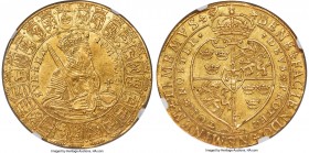 Johan III (1568-1592) gold Double Rose Noble (5 Ducat or 1/2 Portugalöser) ND (1585-1586) MS61 NGC, Stockholm mint, Fr-4 (Rare), AAH-4 (R), Hagander-2...