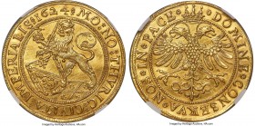 Zurich. Canton gold 6 Ducat 1624 MS61 NGC, KM-A44 (Rare), Fr-442a (Very Rare), HMZ-Unl., Divo-Unl., Hirzel-Unl., Wunderly-Unl., Hürlimann-Unl. 20.52gm...