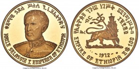 Haile Selassie I gold Proof "Emperor's Birth & Reign" 100 Dollars 1972-NI PR67 Ultra Cameo NGC, Numismatica Italiana mint, KM59, Fr-35. Mintage: 10,00...
