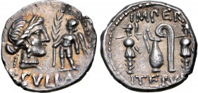 L. Cornelius Sulla AR Denarius. Mint moving with Sulla in Asia or Greece, 84-83 BC. Diademed bust of Venus to right, cupid standing to left before, ho...