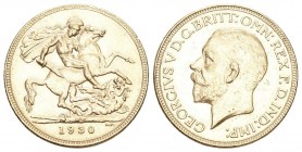 AUSTRALIEN. George V. 1910-1936. Sovereign 1930 M, Melbourne. 7.99 g. Seaby 4000. Schl. 583. Fr. 39. Vorzüglich