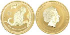 Australien 2016 100 Dollar Gold 31,1g 1 Unze Feingold Affe FDC