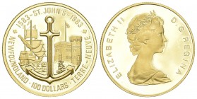 CANADA Elizabeth II. 1952-. 100 Dollars 1983. 16,96 g. Fr. 14. Proof.