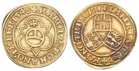 NIEDERLANDE
Deventer, Kampen & Zwolle
Goldgulden 1546. Titel Karl V. 2,59 g. Delm. 1074. Fr. 27 vorzüglich