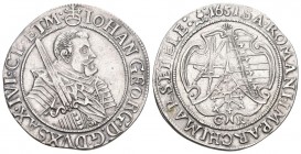 Sachsen-Kurlinie ab 1547 (Albertiner)
Johann Georg I. (1611-) 1615-1656 1/4 Taler 1651, CR-Dresden C/K 198 Kohl 169 Seltenes und prachtvolles Exemplar...