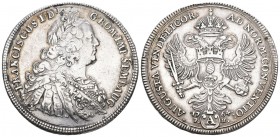 Augsburg Reichsstadt Taler, 1764, mit Franz I., Dav. 1929, Silber 27,84g sehr schön bis vorzüglich