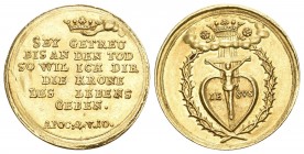 Nürnberg O.J um 1780 Dukat in Gold 3,45g selten GPH-1076 Religionsmedaille vorzüglich