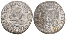 Frankreich 1620/34 Testone in Silber 8,7g s.selten Charles IV FDC