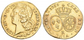 Frankreich 1768 R Doppel Louis d or Gold S.selten 16,3g vorzüglich bis unzirkuliert
