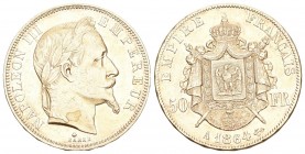 FRANKREICH Königreich
Second Empire. Napoleon III. 1852-1870. 50 Francs 1864, Paris. 16,15 g. Gad. 1112. Schl. 336. Fr. 582. Kl. Kr. Vorzüglich.
