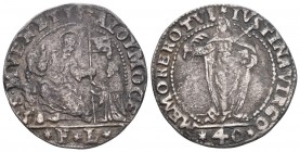 Italien-Venedig Alvise Mocenigo I. 1570-1577
40 Soldi con Pro Fide o.J. Sigle MS. Paol. p. 68/6, Gamb. 456.
selten, feine Patina, sehr schön Triumph V...