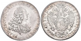 ITALIEN. TOSCANA Franz III., 1737 - 1765. Taler zu 10 Paoli 1759, Pisa. Drapierte und geharnischte Büste mit Lorbeerkranz nach rechts / Doppeladler mi...