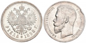 Russland 1898 1 Rubel Silber 20g KM 59.3 sehr schön bis vorzüglich randschlag