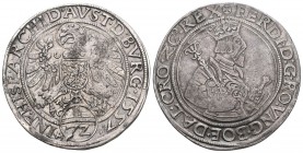 RÖMISCH-DEUTSCHES REICH Ferdinand I. 1521-1564.
(D) Taler zu 72 Kreuzer 1557, Hall, Mm. Ulrich Ursentaler Dav. 8027, Hahn 152, M-T 123, Voglh. 48/II, ...