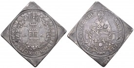 Salzburg-Erzbistum Wolf Dietrich von Raitenau 1587-1612 Doppeltaler-Klippe HZ: 954 Pr: 798 bis vorzüglich