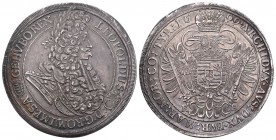 Münzen des Römisch Deutschen Reiches Taler, Leopold I., 1699 KB-Kremnitz, Herinek 746, Dav. 3264 Prachtexemplar fast unzirkuliert