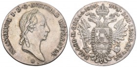 ÖSTERREICHISCHES KAISERREICH
Franz I. 1806-1835. (D) Taler 1826 B, Kremnitz, Herinek:350, sehr schön bis vorzüglich