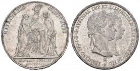 Österreich 1854 Gulden , Franz Josef I. J.299 selten in dieser Erhaltung bis unzirkuliert