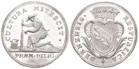 Schweiz - Bern Silbermedaille o.J. (v. Hug unsign.) Schulprämie, Umschrift beginnt oben rechts Schweiz. Medaillen 710.
32,3mm 6,8g unzirkuliert