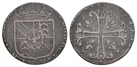 Neuchatel 1789 ABART Kreuzer in Billon VAR auf Vierer Schröttling sehr schön