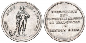 Interlaken 1805 Unspunnen Silber 12,7g 30,32mm SM 805 Sehr selten sehr schön bis vorzüglich