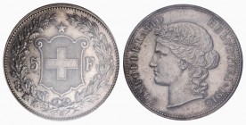 SCHWEIZ. Eidgenossenschaft. 5 Franken 1916 B, Bern. 25.01 g. Divo 317. HMZ 2-1198o. Herrliche Patina / Most attractive patina. Prachtvolle Erhaltung.M...