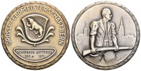 Bern 1981 Grosse Feldmeisterschaft Bern Bronce Medaille s.selten FDC