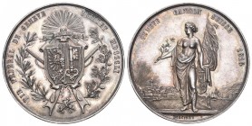 Schweiz, Genf Silbermedaille 1815 a.d. Tir Federal Genf. 38 mm, 27,75 g. bis unzirkuliert