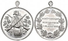 Winterthur 1888 Schützenfest Medaille in WM 33mm Richter 1744a bis unzirkuliert