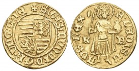 Ungarn 1427 Sigismund 1387-1437 Goldgulden o. J. (1427/1430), Hermannstadt (3,54 g). (städt. Verwaltung) Pohl:D 2-19 vorzüglich