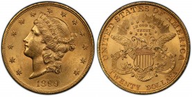USA 1899 Philadelphia.20 Dollars(Double Eagle) 1899 (900 fein). Liberty Head with Coronet, Eagle with Motto and "Twenty Dollars". Fr. 177. KM 74.3. 33...