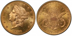 USA 1900 20 Dollar Gold 33,4g selten in dieser Erhaltung MS 64 unzirkuliert