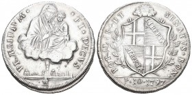 Bologna 1797 Scudo in Silber 29,04g selten DAV: 1359 vorzüglich
