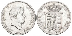 Neaples 1851 5 Lire Silber 25g KM 348 sehr schön bis vorzüglich