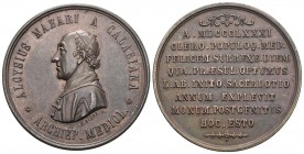 Mailand 1881 Medaille in Bronce auf Nazari 40mm bis unz