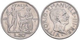 Italien 1928 R 20 Lire Silber 15g KM 64 sehr schön