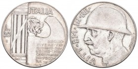 Italien 1928 20 Lire Silber 20g KM 70 sehr schön bis vorzüglich