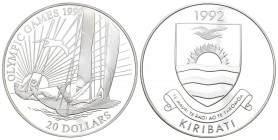 Kiribati 1992 20 Dollar Silber 31,47g selten Proof